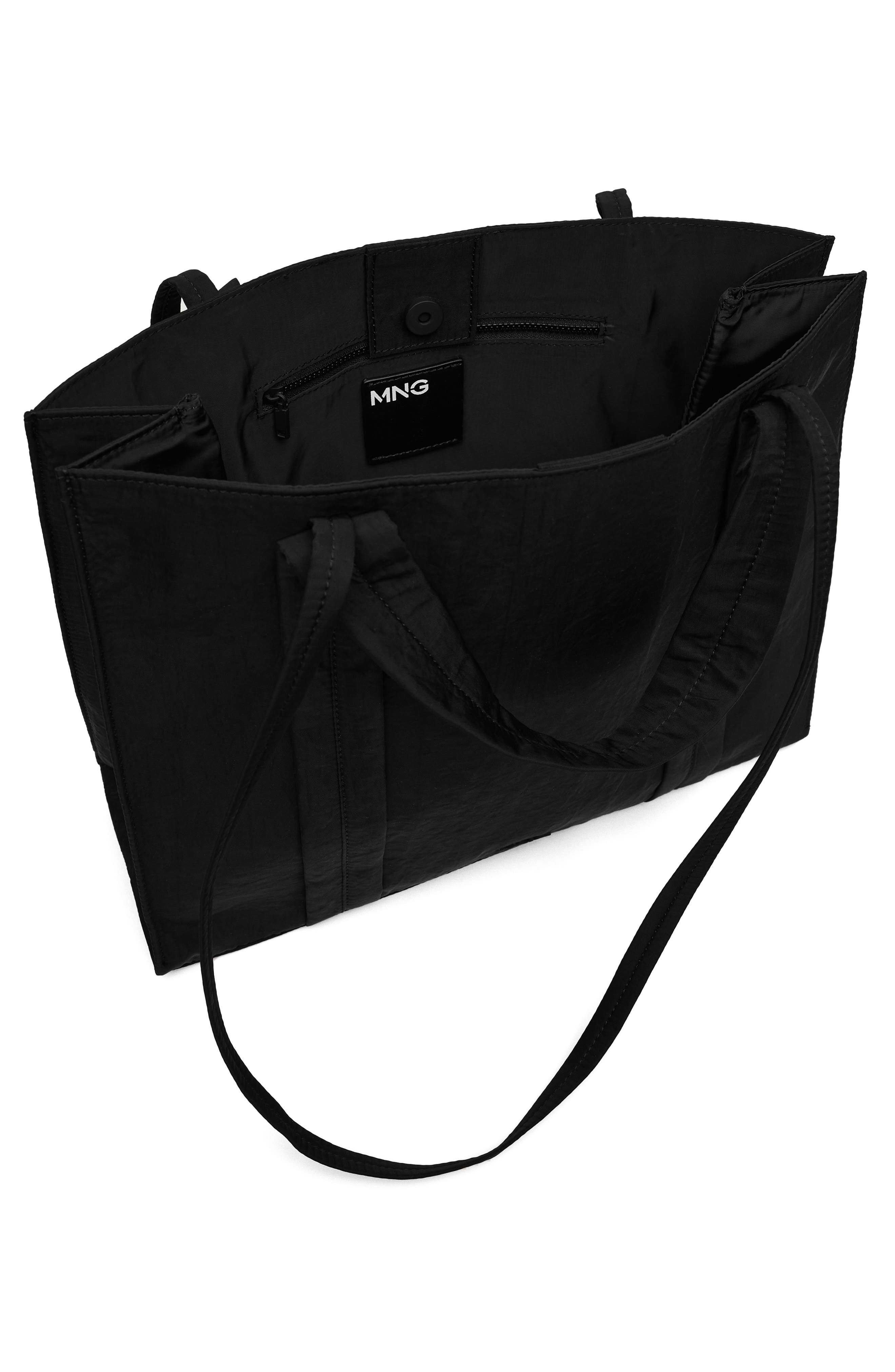 MANGO Logo Shopper Tote, Alternate, color, 