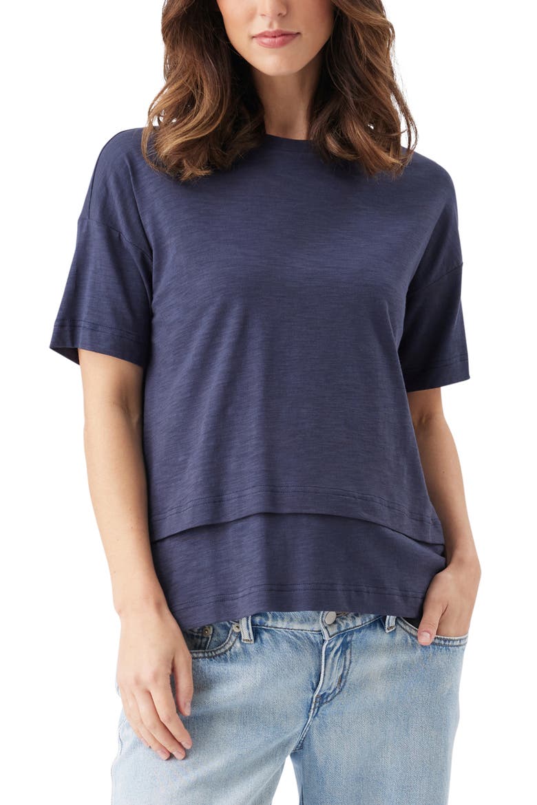 Claud Nursing Tee, Main, color, Indigo