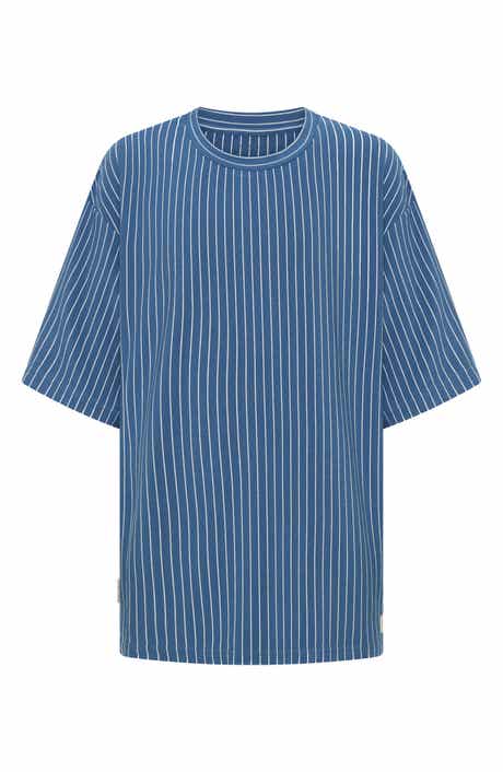 Rib Vertical Stripe T-Shirt