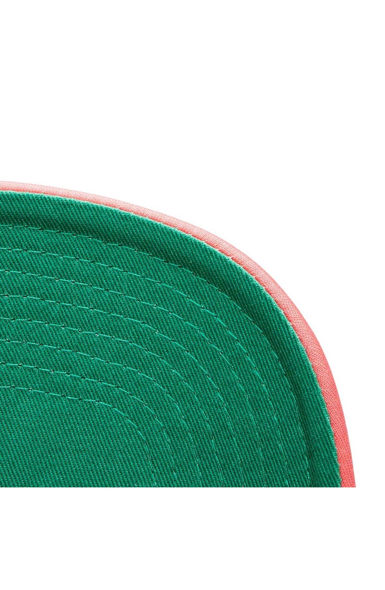 Mitchell & Ness Men's Mitchell & Ness Pink San Antonio Spurs 2003 NBA Finals Champions Hardwood Classics Trucker Snapback Adjustable Hat, Alternate, color,