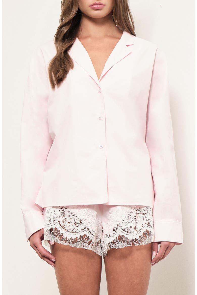 Dakota Button-Up Shirt, Main, color, BABY PINK