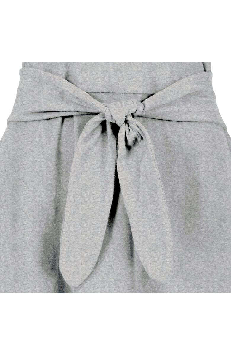 Hope & Henry Women's Organic Tie-Waist Knit Dress, Alternate, color, Gray Heather Solid