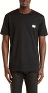 Dolce&Gabbana Logo Plate Crewneck Cotton T-Shirt