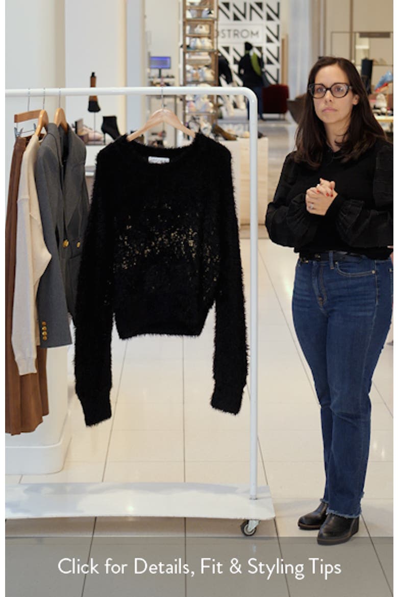 Sabrina Faux Fur Sweater video