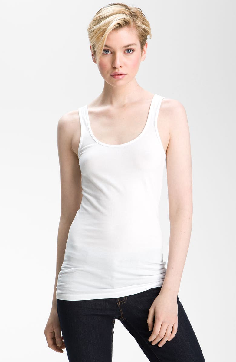 James Perse Long Jersey Tank, Main, color, 
