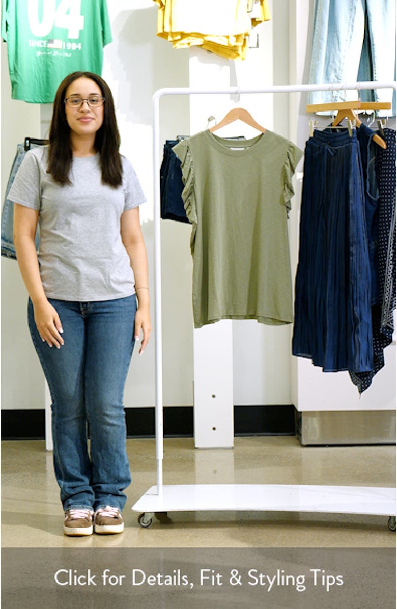 Ruffle Sleeve Top, sales video thumbnail