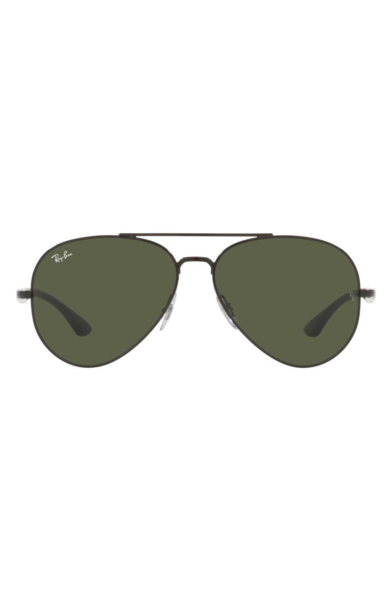 Ray-Ban 58mm Pilot Sunglasses, Main, color,