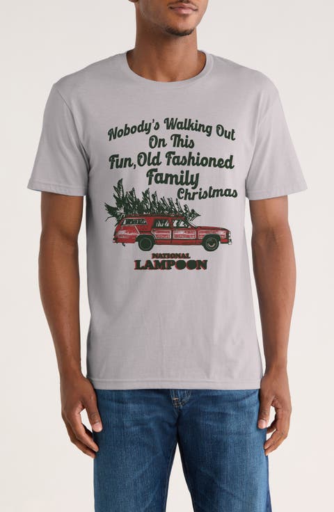 National Lampoon Fun Old Fashioned Graphic T-Shirt