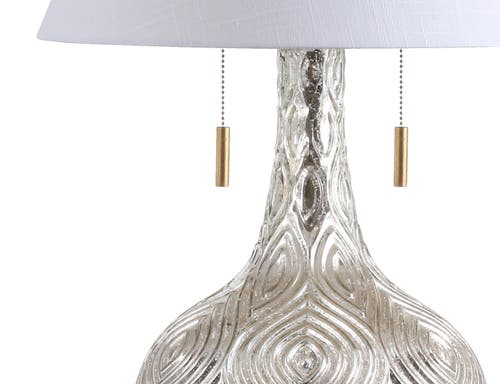Jonathan Y 30.75in Highland Silver & Gold Table Lamp In Mercury Silver/gold