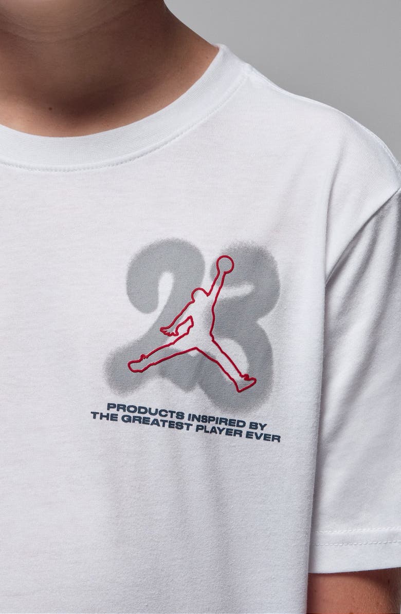 Jordan Kids' Jordan 23 Graphic T-Shirt, Alternate, color, White