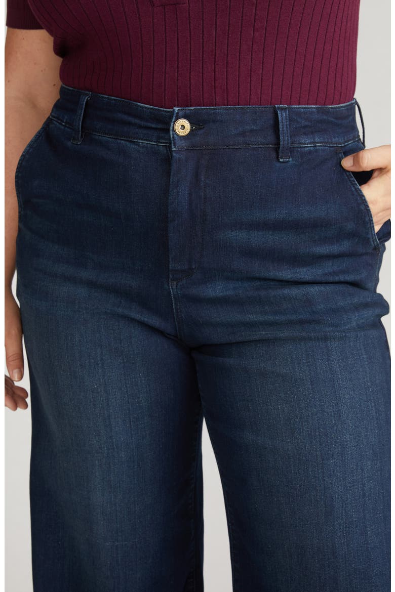 Carol High Waist Stretch Wide Leg Jeans, Alternate, color, DAYDREAM BLUE