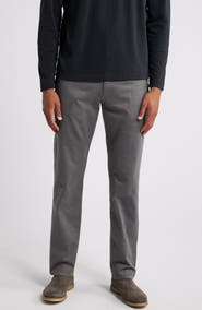 Johnston & Murphy Straight Leg Stretch Pima Cotton Pants