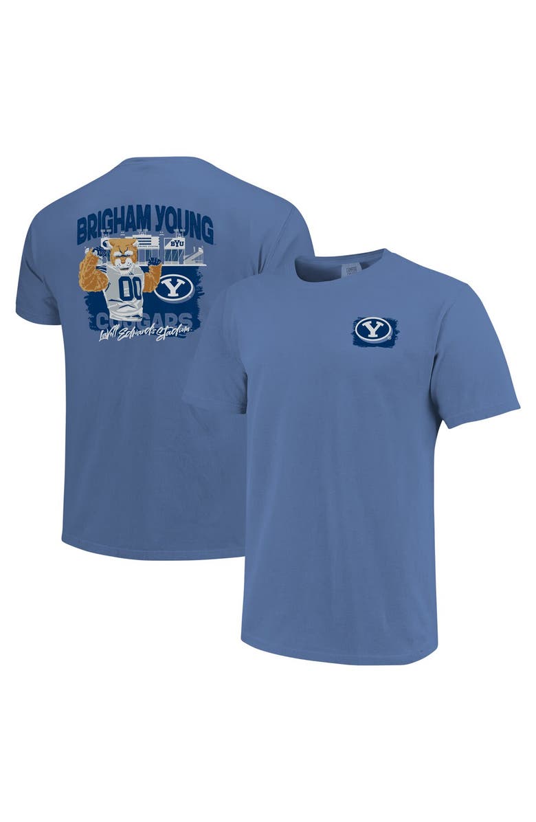 IMAGE ONE Men's Royal BYU Cougars Hyperlocal Comfort Colors T-Shirt, Main, color,