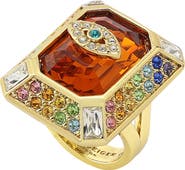 Kurt Geiger London Pavé Evil Eye Cocktail Ring