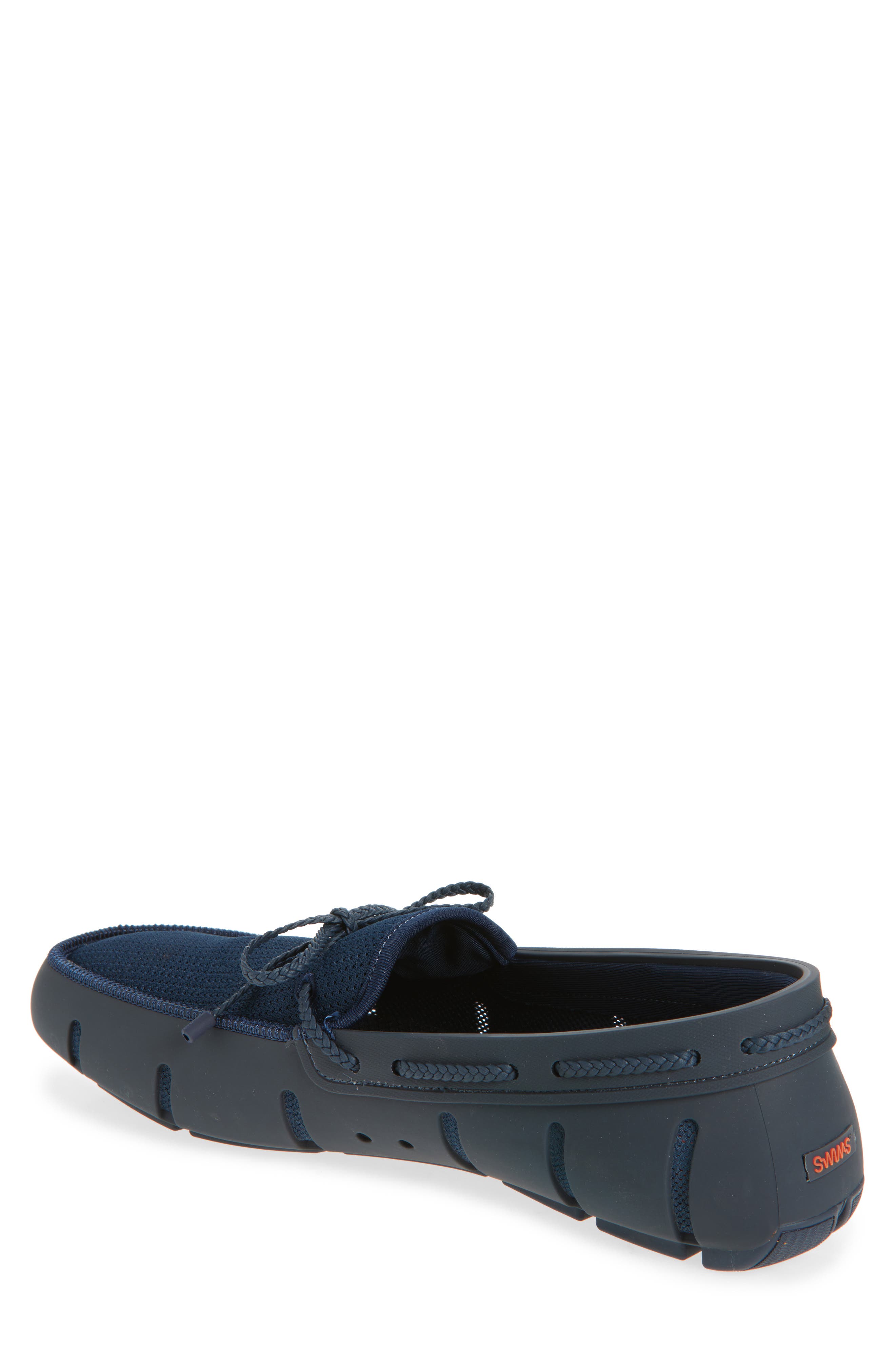 Braided Lace Loafer, Alternate, color, NAVY