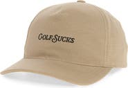 TravisMathew Golf Sucks Six-Panel Snapback Cap