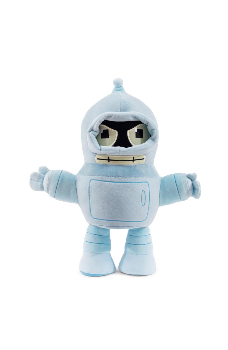 Toynk Futurama Angry Bender 18-Inch Chibi Collector Plush, Main, color, Gray