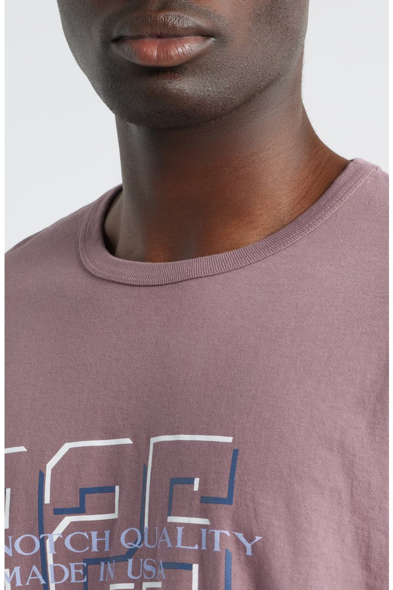Imprint Cotton Graphic T-Shirt, Alternate, color, MAUVE