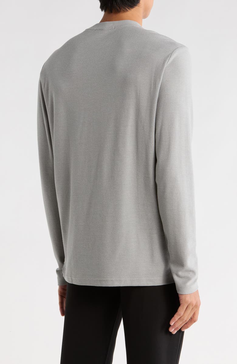 Robert Barakett Rowland Long Sleeve Knit T-Shirt, Alternate, color, Monument Grey