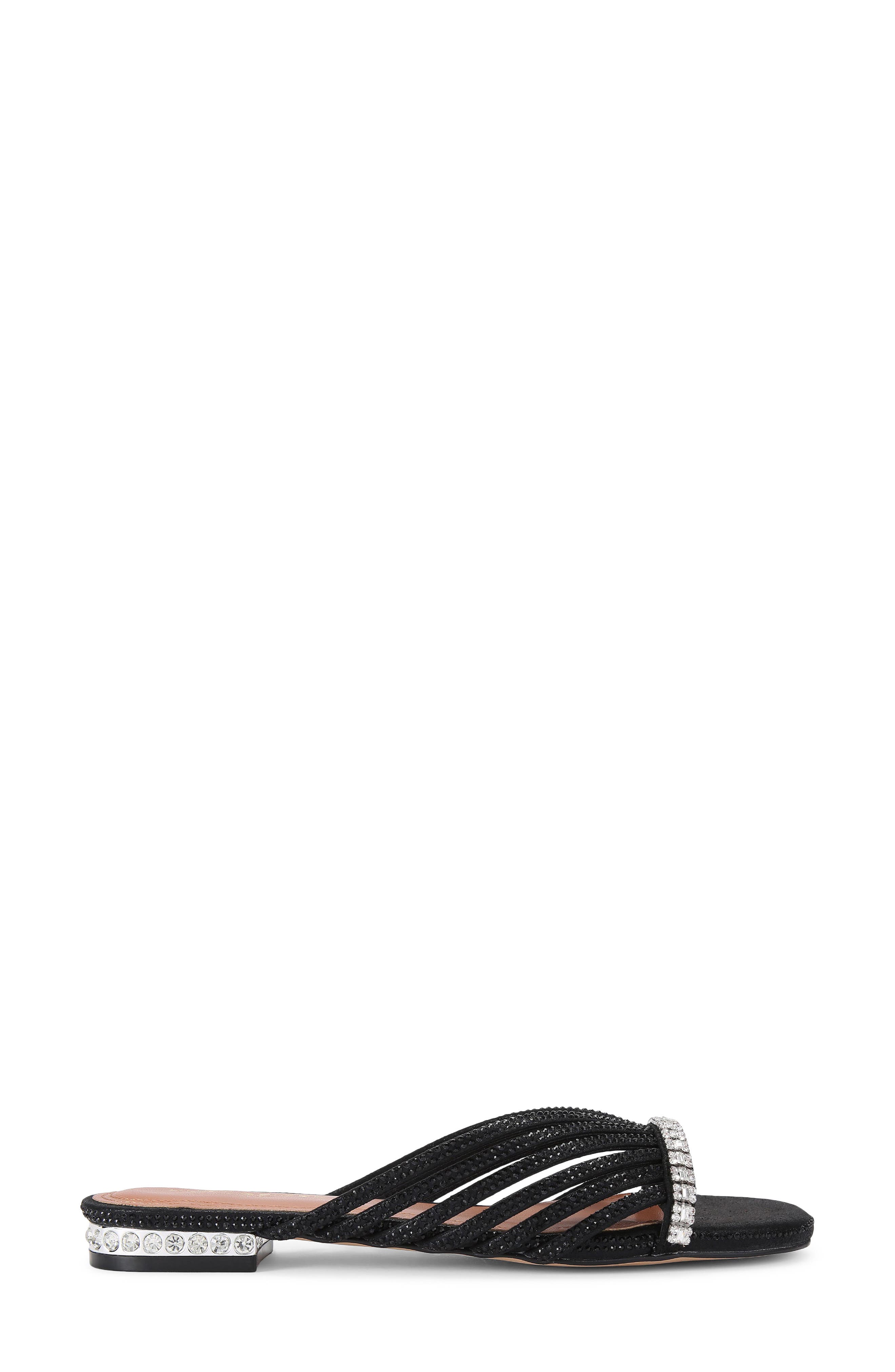 Kurt Geiger London Crystal Slide Sandal, Main, color, Black