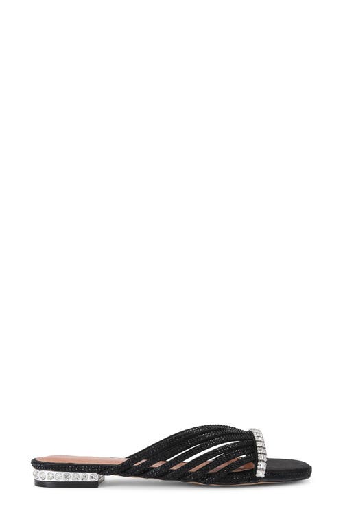 Kurt Geiger London Crystal Slide Sandal In Black