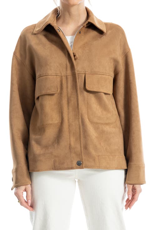 Faux Suede Jacket