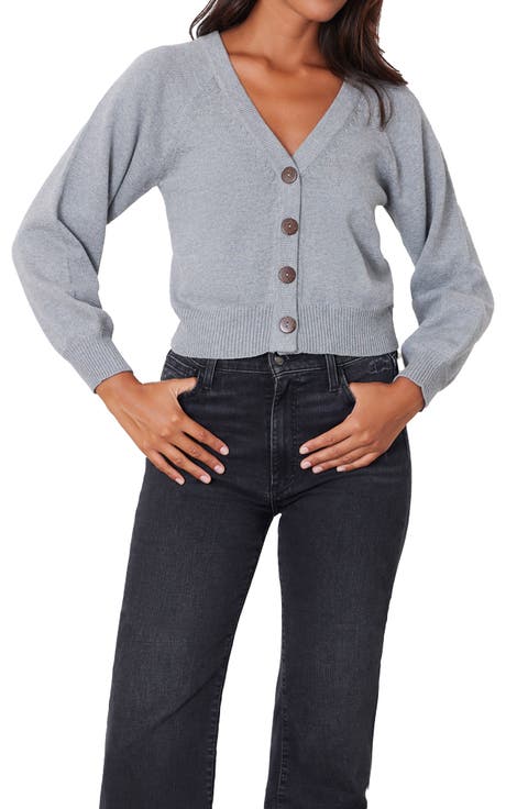 Greta Cropped Cotton Cardigan