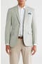 Slim Fit Solid Linen Blend Blazer