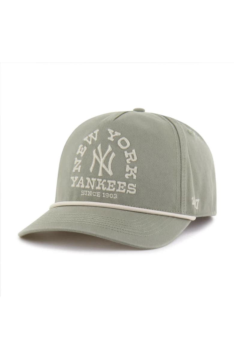 '47 Men's '47 Olive New York Yankees Canyon Ranchero Hitch Adjustable Hat, Main, color, Olive