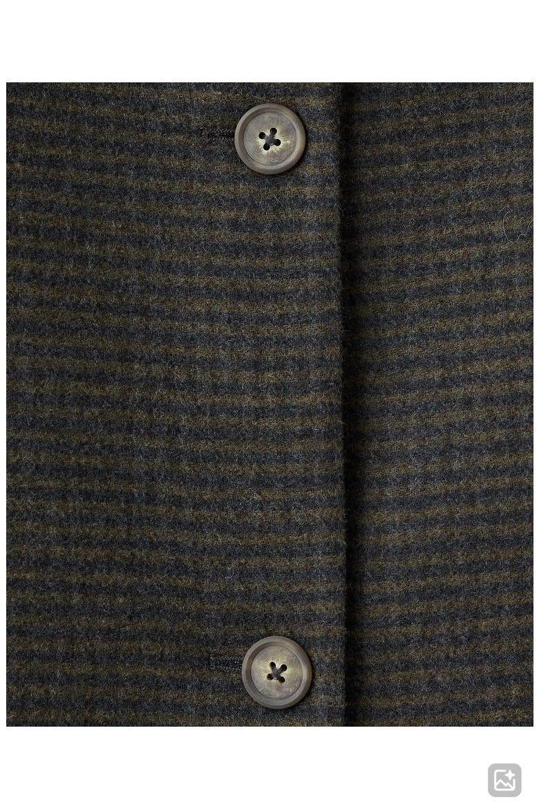 Long Check Coat, Alternate, color, GREY