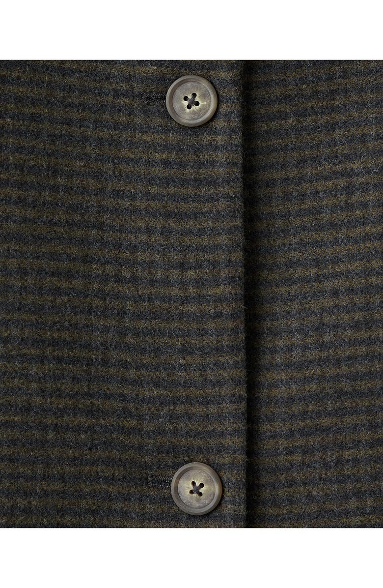 MANGO TEEN Long Check Coat, Alternate, color, Grey