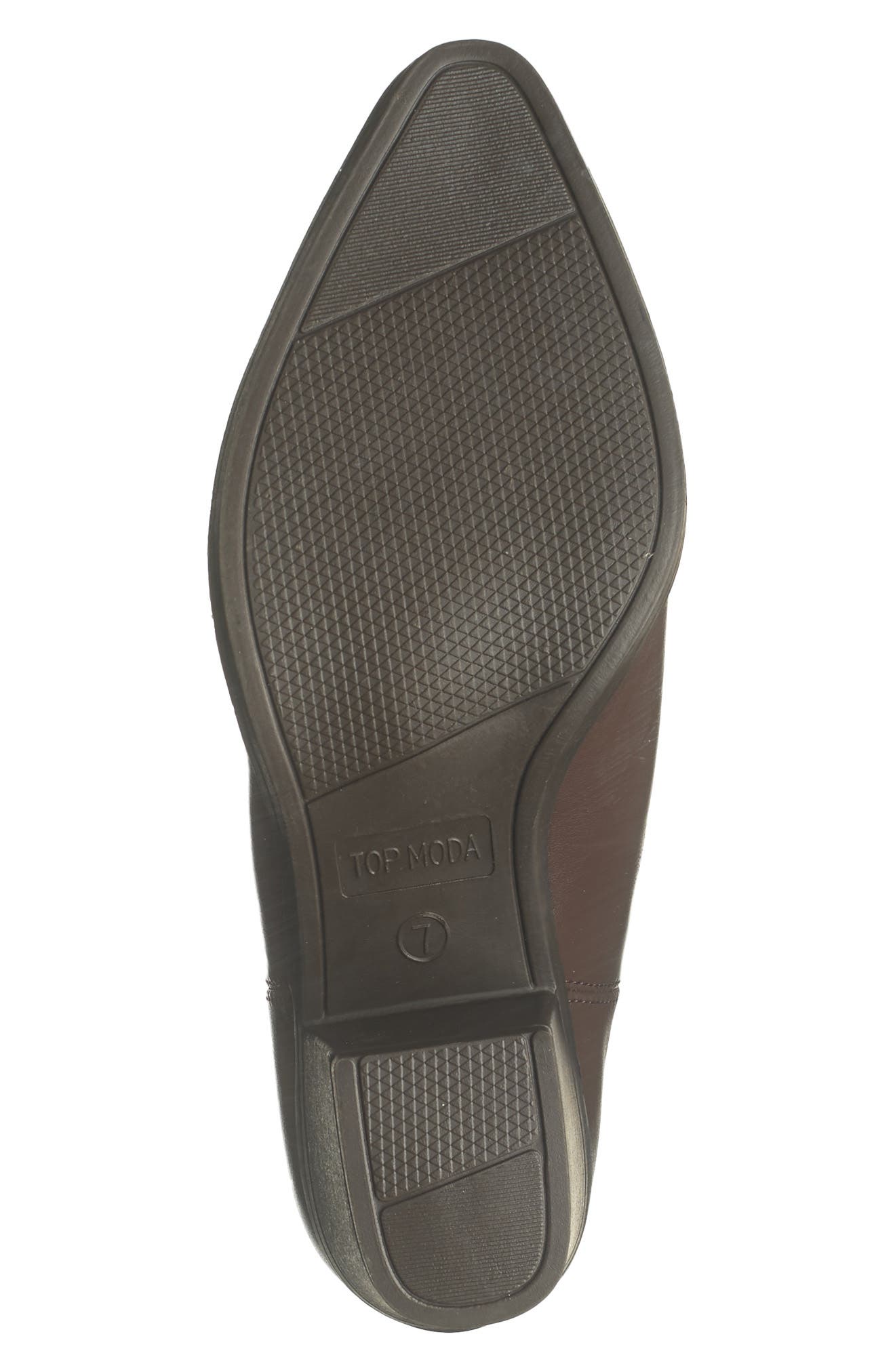 Top Guy Block Heel Chelsea Boot, Alternate, color, BROWN