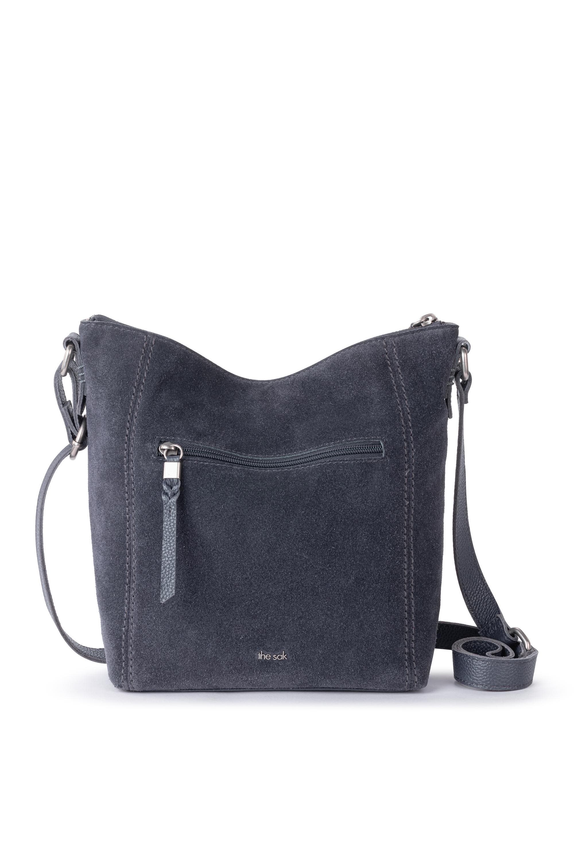 Ashland Leather Crossbody, Alternate, color, Storm Grey Suede