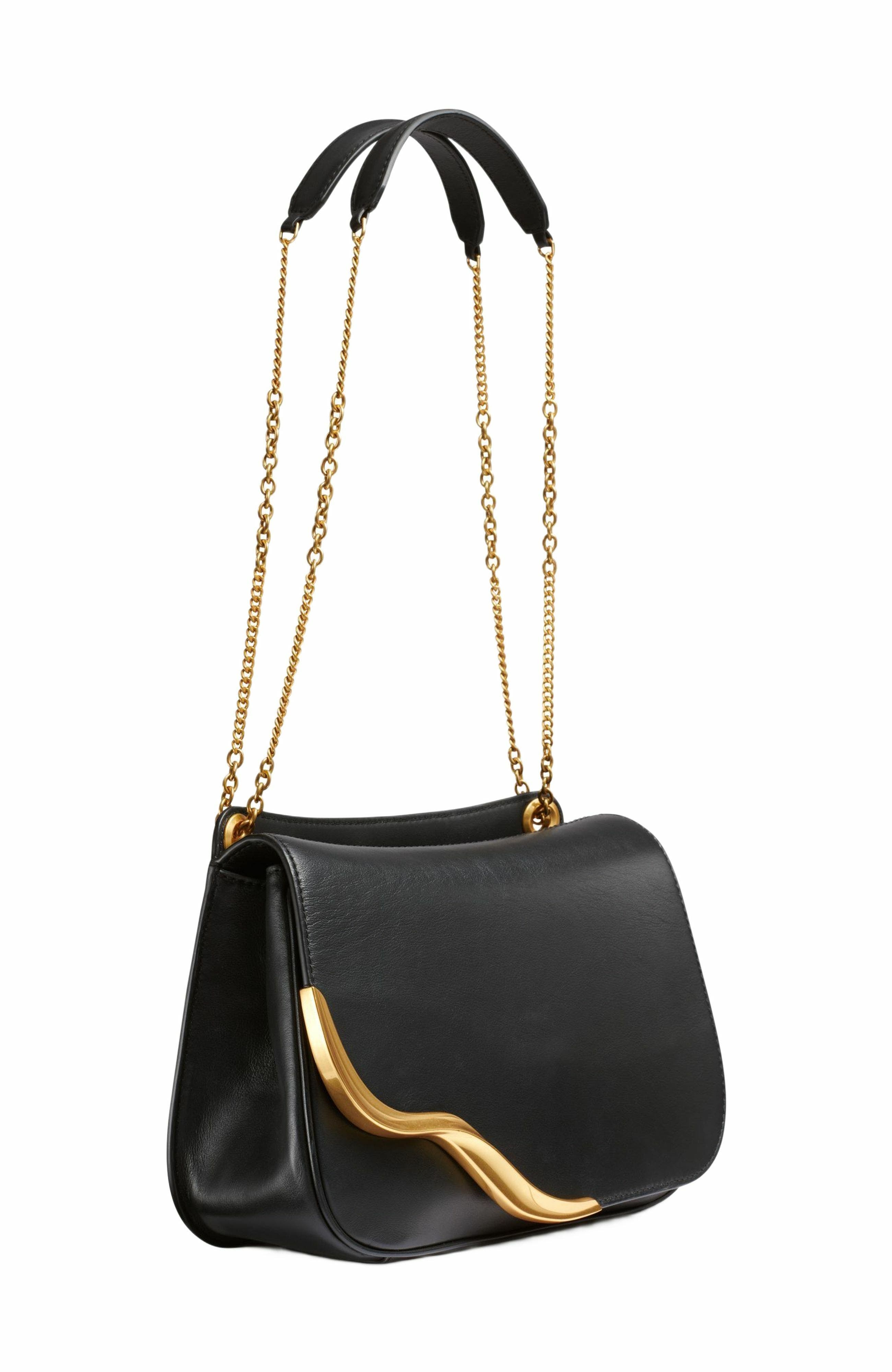 Donna Karan New York Malverne Crossbody Bag, Alternate, color, Black/Gold