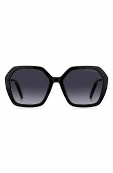 Marc Jacobs 57mm Gradient Square Sunglasses
