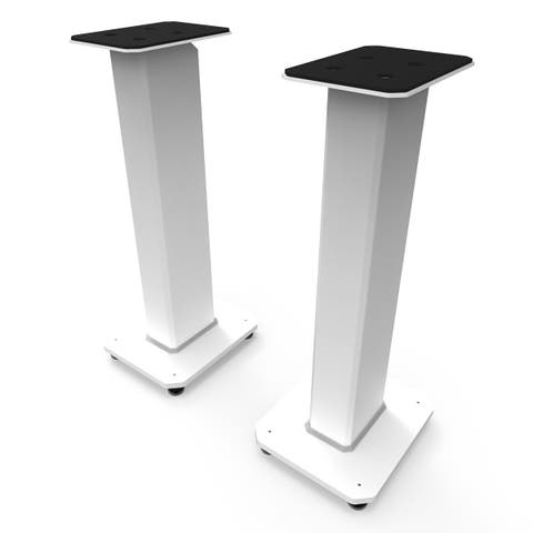 SX26 26" Tall Fillable Speaker Stands with Isolation Feet - Pair