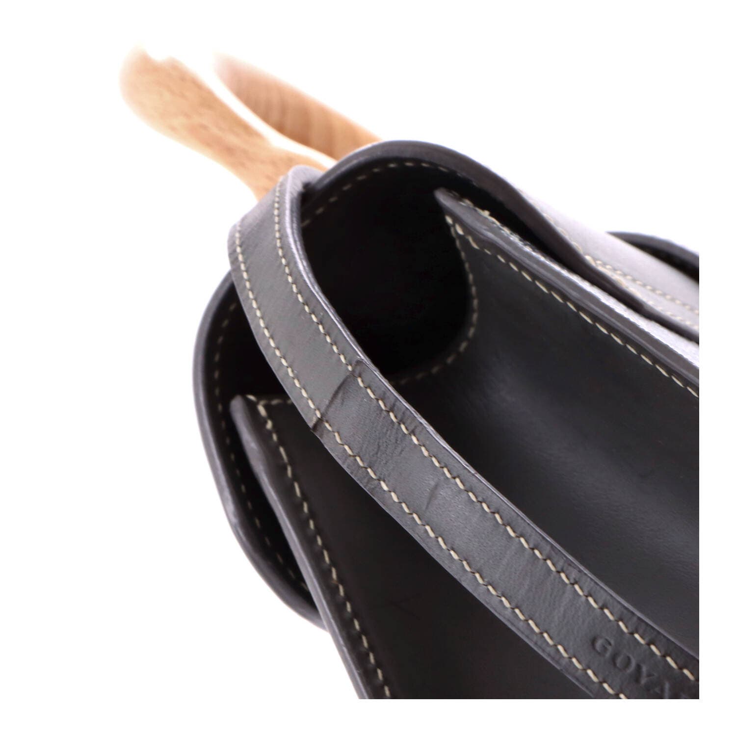 Structured Saigon Top Handle Bag Coated Canvas with Leather Mini, Alternate, color, Grey
