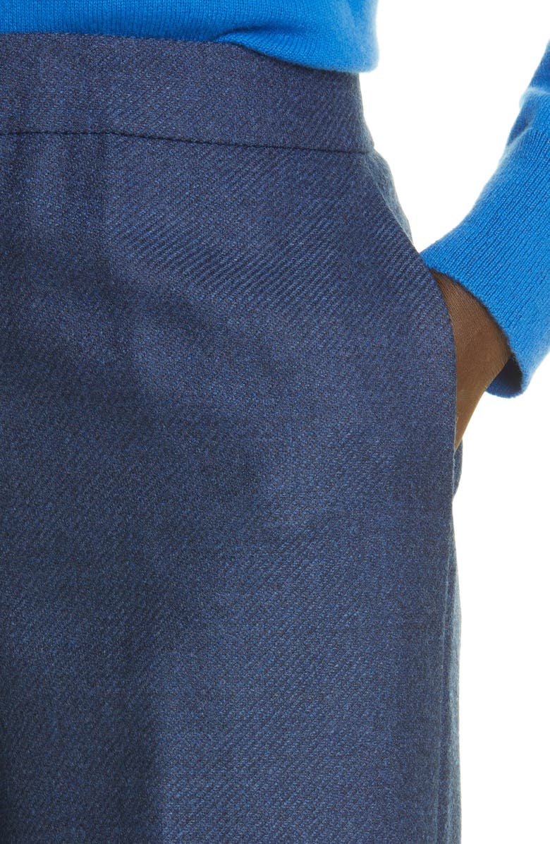 Lafayette 148 New York Dalton Wool & Silk Wide Leg Pants, Alternate, color,