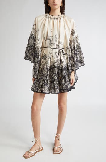 花柄【ZIMMERMANN】Rhiannon ブラウス&ショートパンツ Rhiannon Billow Blouse Navy Multi Paisley Online | Zimmermann