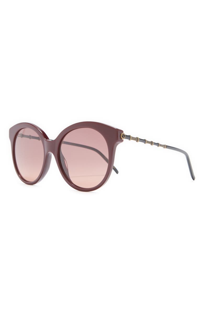 Gucci 55mm Round Sunglasses, Alternate, color,