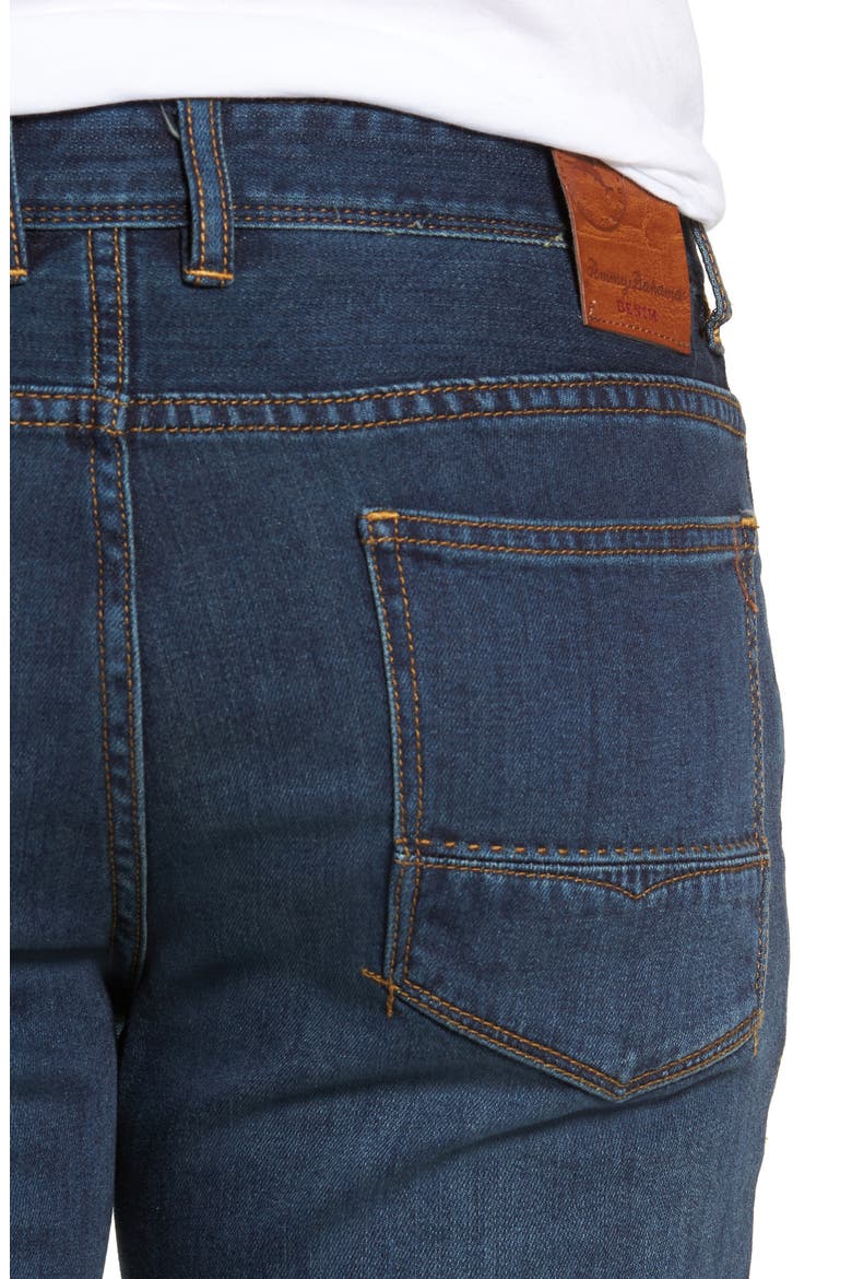 Antigua Cove Authentic Standard Fit Jeans, Alternate, color, DARK INDIGO WASH