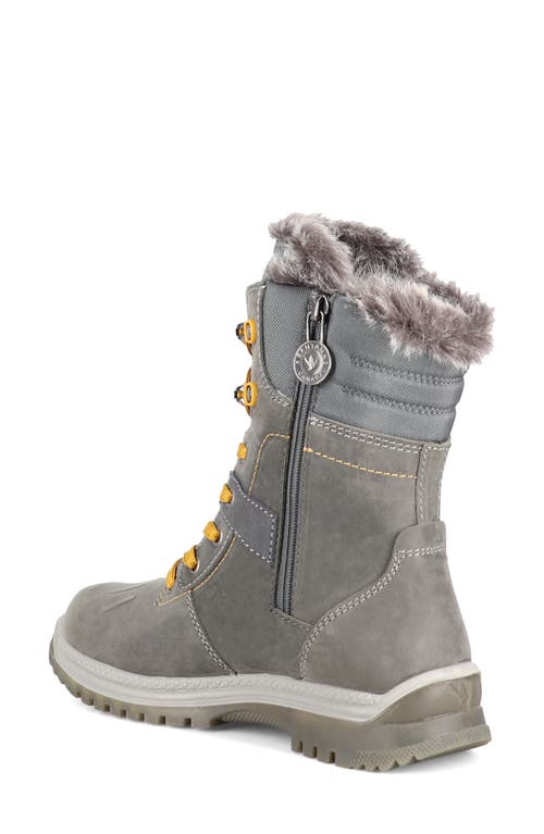 Santana Canada May Waterproof Winter Boot In Grey Mustard