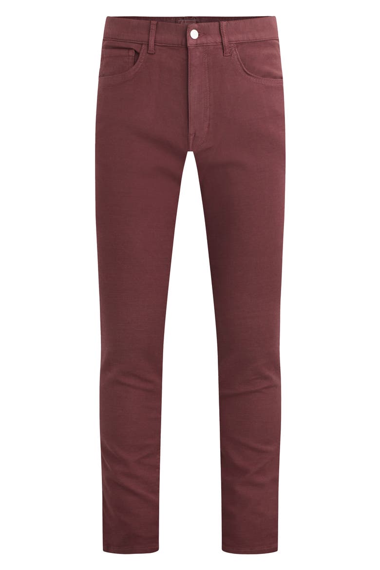 The Airsoft Asher Slim Fit Terry Jeans, Alternate, color, MERLOT