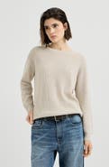 Brunello Cucinelli Cashmere English rib sweater with monili
