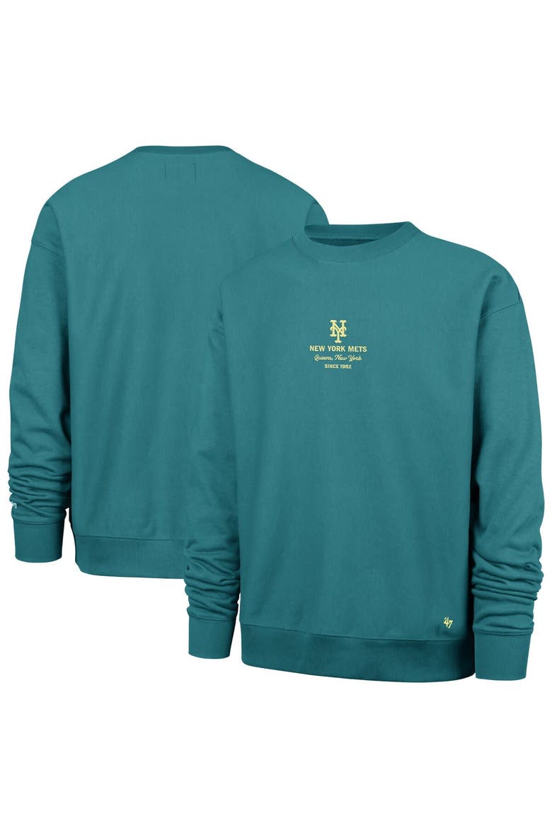 Men's '47  Hunter Green New York Mets Anderson Foundation Sweatshirt, Main, color, Hunter Green