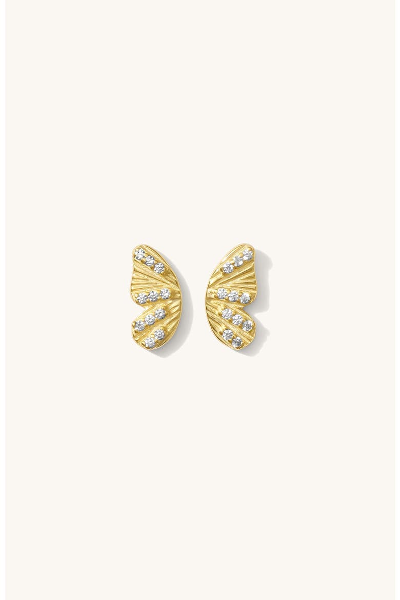 Mariposa Earrings, Main, color, Gold