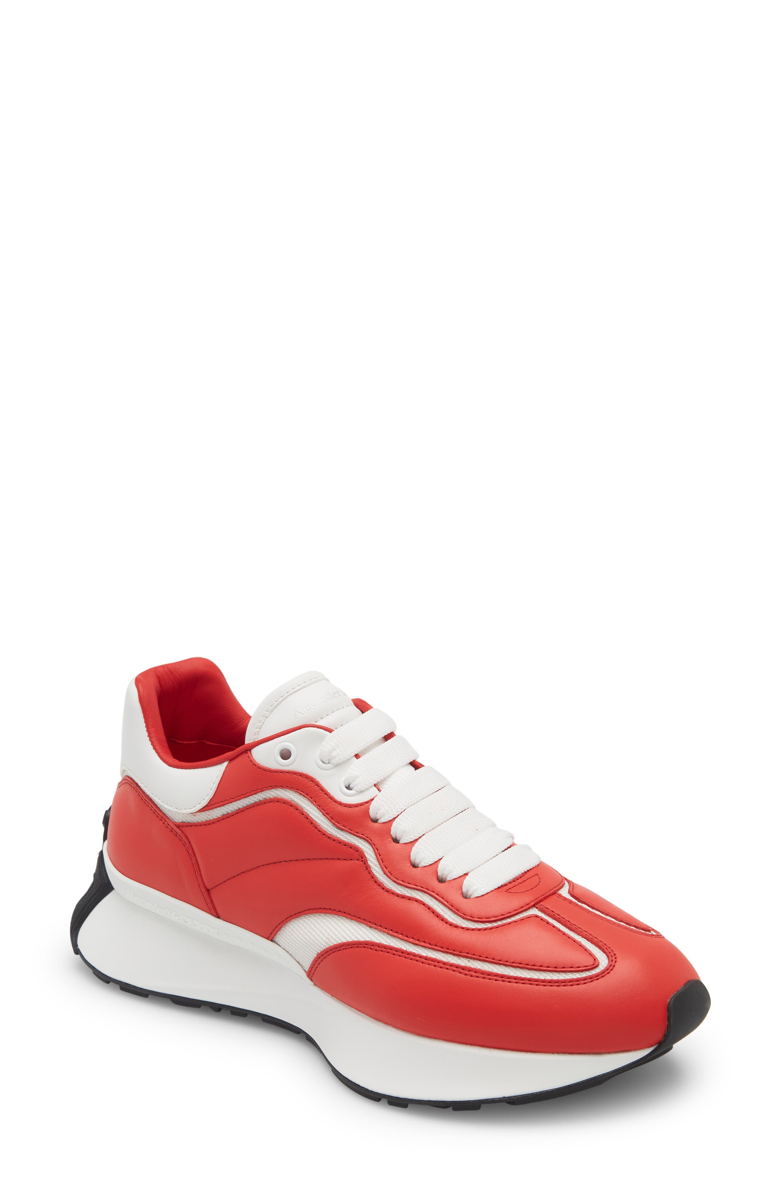 Sprint Runner Sneaker, Main, color, TULIP RED/ WHITE/ BLK