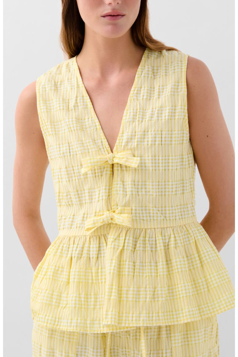 Cop Check Top, Main, color, Lightyellow