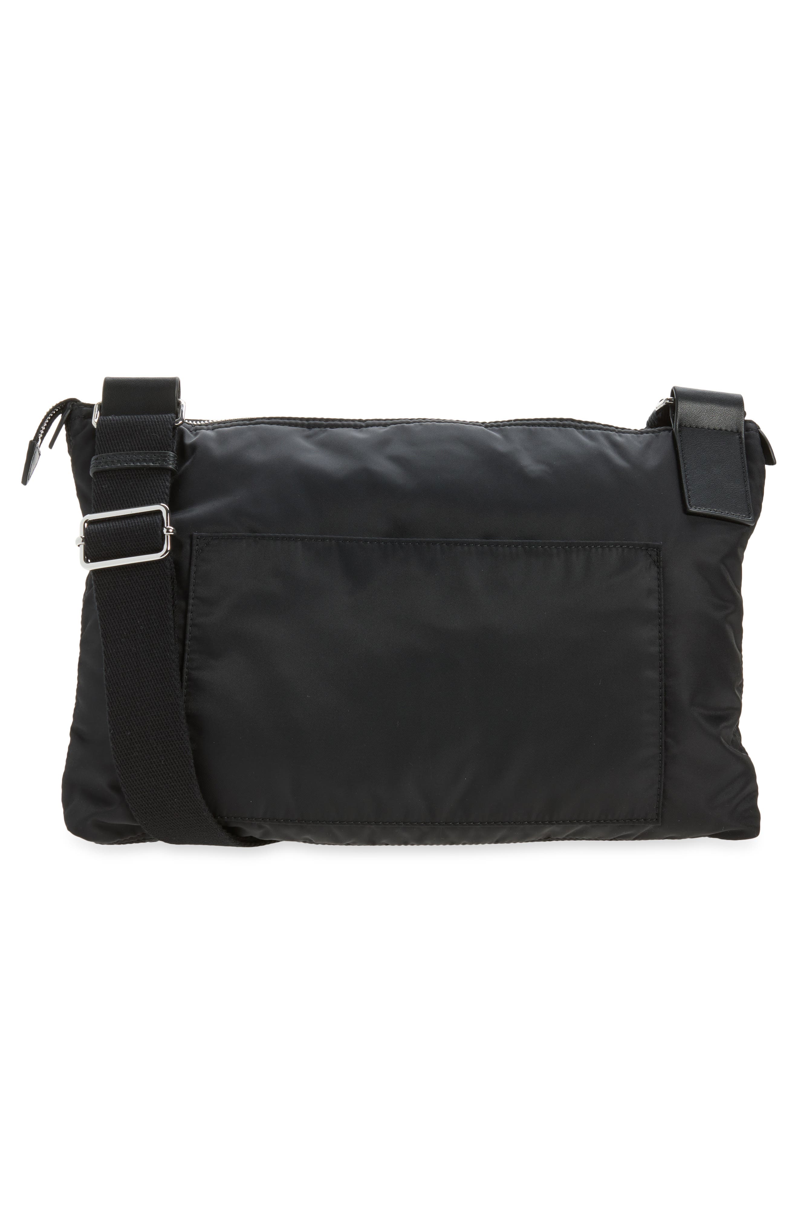 Zip East/West Computer Bag, Alternate, color, BLACK/ BLACK