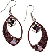 Ten Thousand Villages Ojo Wire Wrapped Earrings